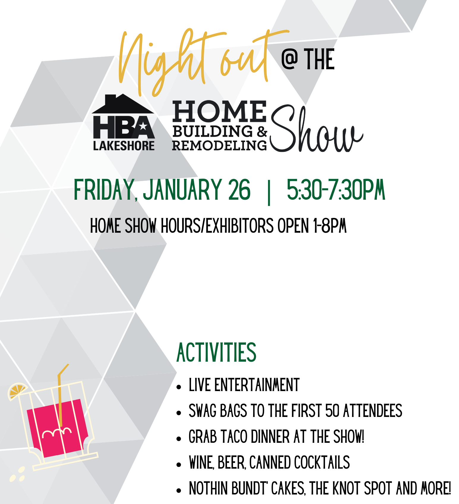 Friday Night Out Lakeshore HBA Home Show